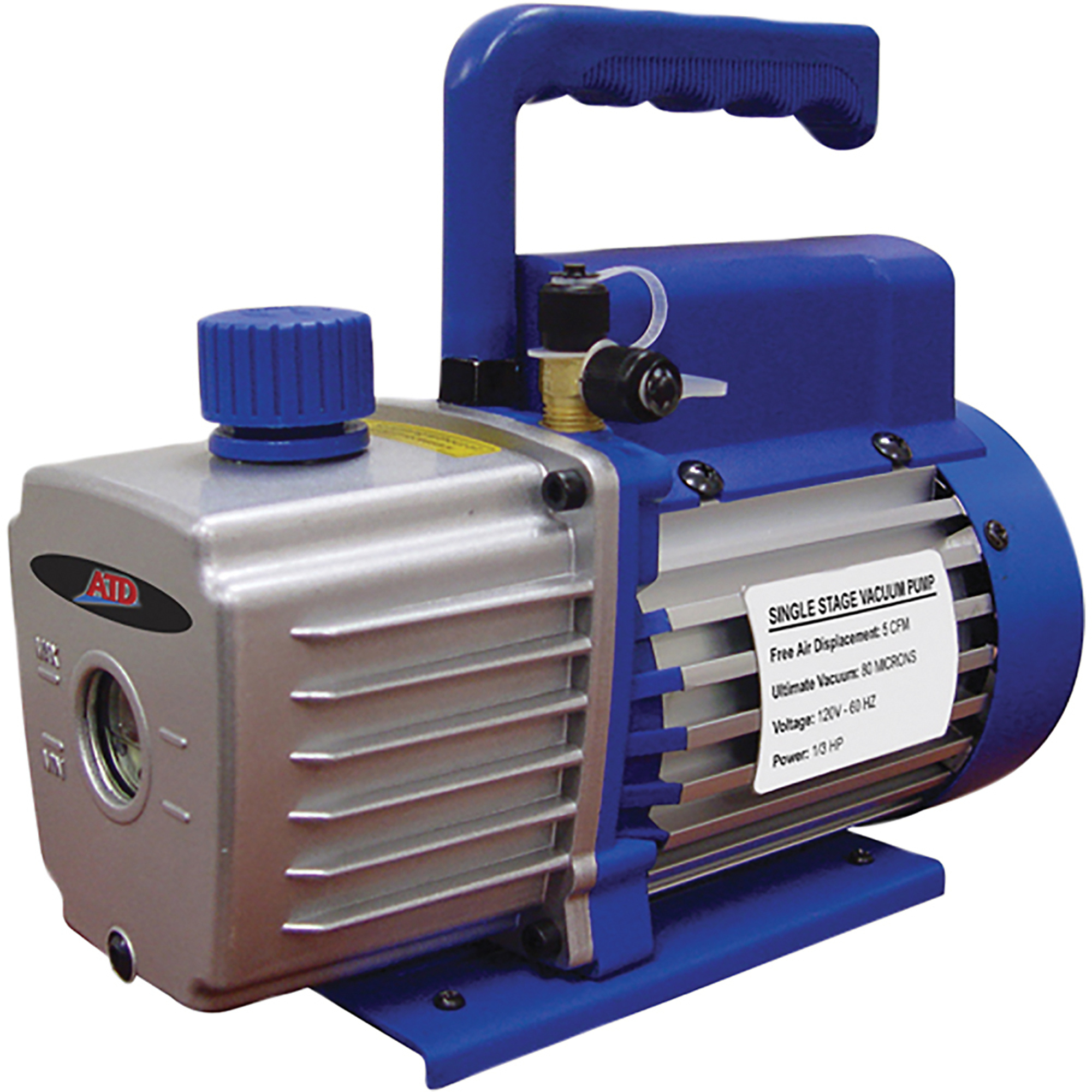 ATD A/C VACUUM PUMP 5.0 CFM SINGLE STAGE, Model# 10235